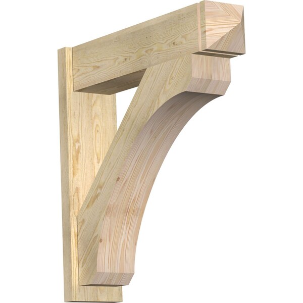 Ekena Millwork Legacy Arts & Crafts Rough Sawn Outlooker, Douglas Fir, 8"W x 34"D x 34"H OUT08X34X34LEC03RDF - main